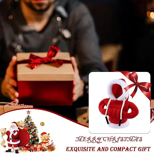 Miniatura 6 de Funda protectora para maletero de coche con mezclilla antideslizante para palanca de cambios automática (rojo)