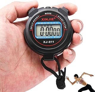 1Pcs Sports Stopwatch Timer - Stopwatch for Coaches Comes with A Lanyard, Multi-Function Handheld Electronic Digital Sports Stopwatch Timer Suitable for Athletes, Runners, Coaches, and Referees