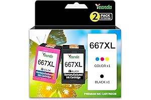 667XL 667 XL 667 Ink Cartridges for HP 2775 Printer