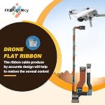 Pour DJI Mini Mavic/Mini SE/MINI 2 SE Gimbal Flex câble à ruban plat Drone pièces de rechange pour DJI Mini 2 Remplacement du câble à ruban 3 en 1 Câble avec outils de réparation