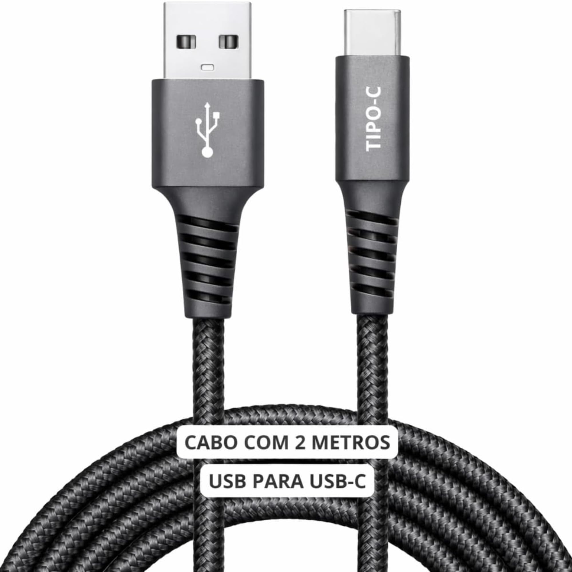 Cabo USB-C 60W 2 Metros