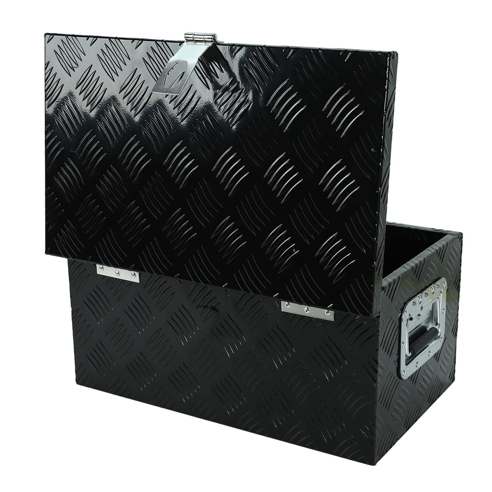 20 x 30 x 25 cm, czarna aluminiowa skrzynka narzędziowa 5 barów, ciężarówka, samochód, przyczepa, na zewnątrz, skrzynka narzędziowa, organizer do przechowywania kamperów, organizer na narzędzia