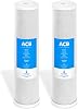 Express Water - 2 Pack Activated Carbon Block Replacement Filter - ACB Large Capacity for Whole House Filtration - 5 Micron - 4.5 x 20 Inch