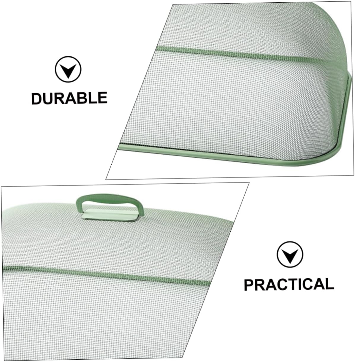 Garneck 1pc Practical Kitchen Supply Iron Food Cover Fly Mesh Tent Picnic Accessory Bbq Camping Tent