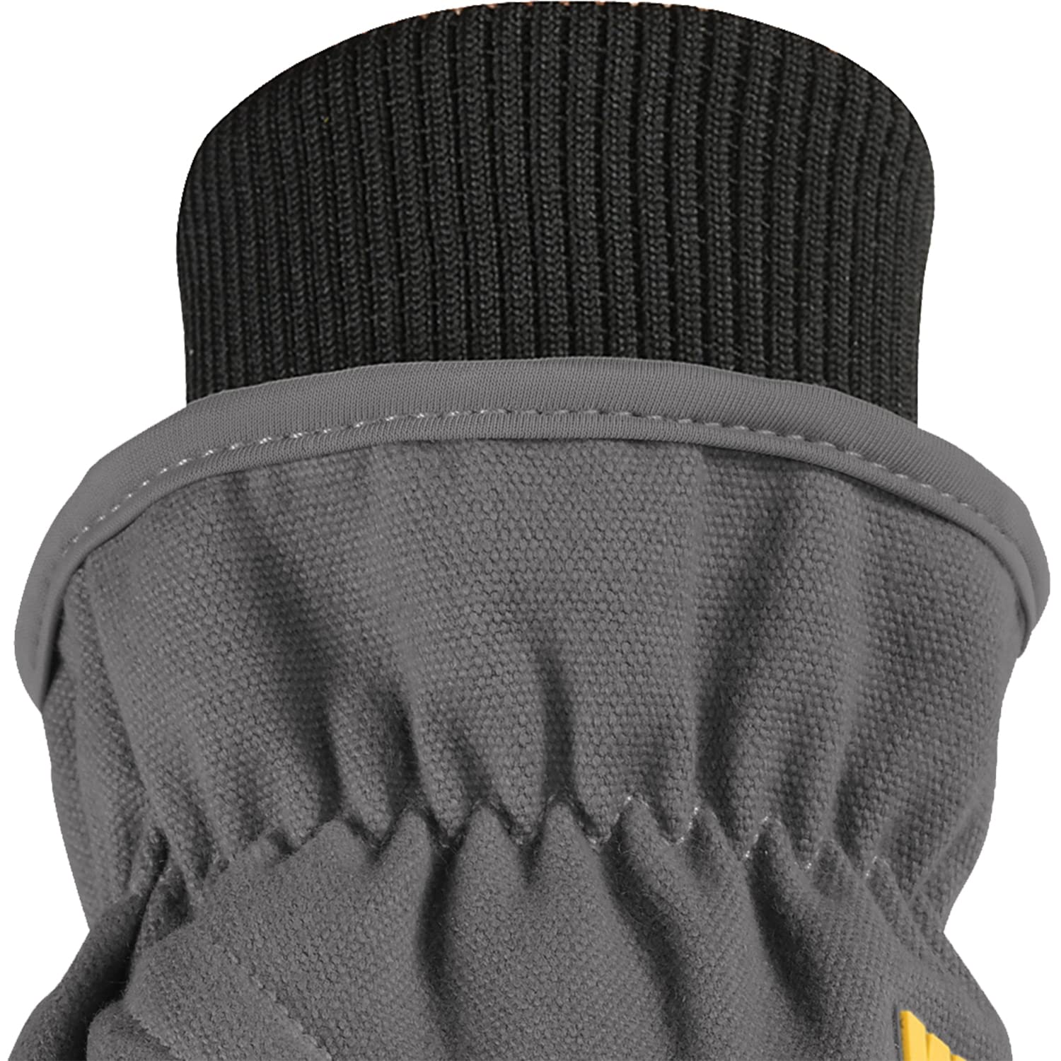 Wells Lamont Men's Insulated Wearpower Synthetic Leather Slip-On Cold Weather Work Gloves | Water-Resistant | Touchscreen | Gray | Large (7748L)