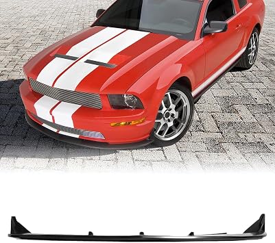 Front Bumper Lip for 2005-2009 Ford Mustang Bullitt/GT Only, CV3 Style, 1PC