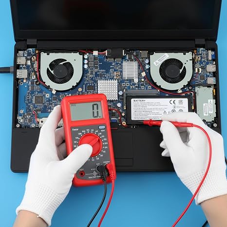 Multimeter Test Leads, CAT III 1000V/10A Safety Rated Leads & Probes with Ultra-Sharp Tips,0.6M Silicone Cable & 4mm Plugs,Compatible with Digital Multimeters for Electrical Testing & DIY (black red)