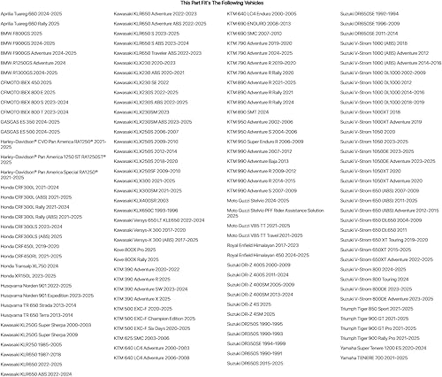 Miniatura 2 de Tusk Highland X2 - Sistema de equipaje sin bastidor con bolsa de lona seca pequeña, escudo térmico estándar para Kawasaki Versys-X 300 (ABS)