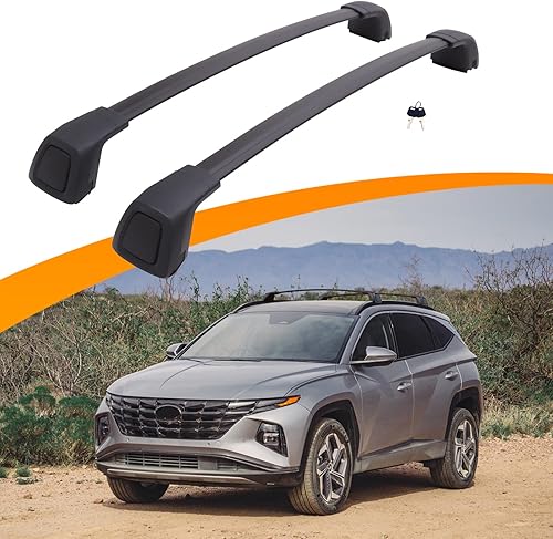 Snailfly Barra transversal mejorada para Hyundai Tucson SE SEL N Line Limited NX4 2022 2023, accesorios con cerradura