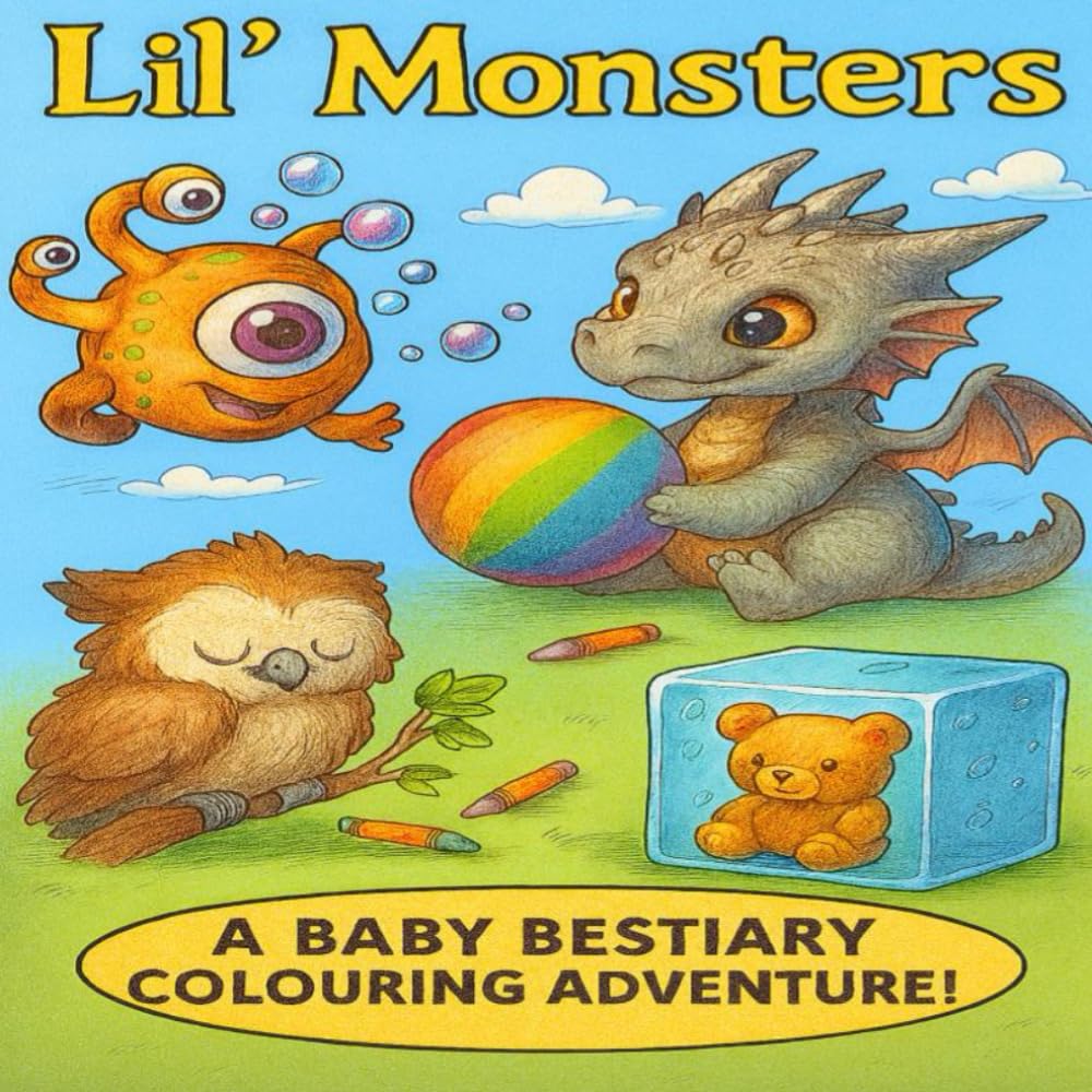 Lil' Monsters: A Baby Bestiary Colouring Adventure!
