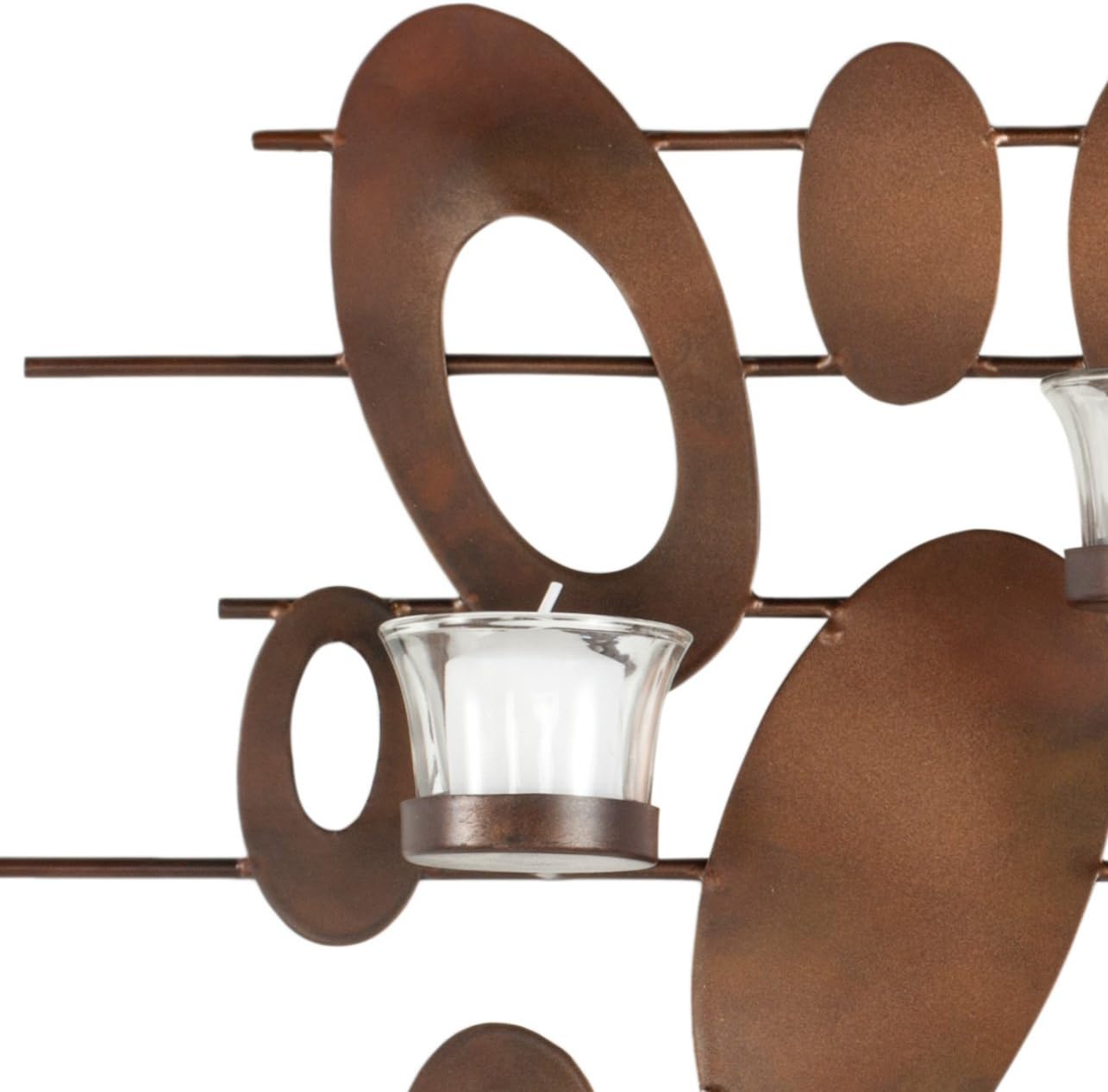 Safavieh Wall Art Collection Art Deco Ovals Candle Holder Wall Sconce