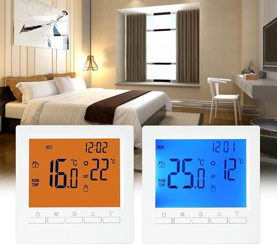 Programmable Digital Thermostat for Home LCD Display Room Temperature Controller Underfloor Heat Control Digital Thermostat Kit
