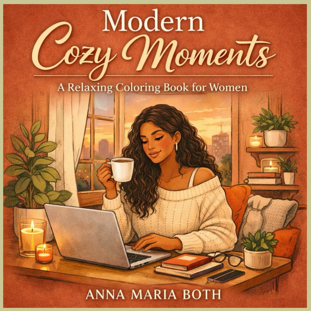 Cozy Moments Coloring Book: Cozy Moments Coloring Book for Adults (Cozy Moments Series)