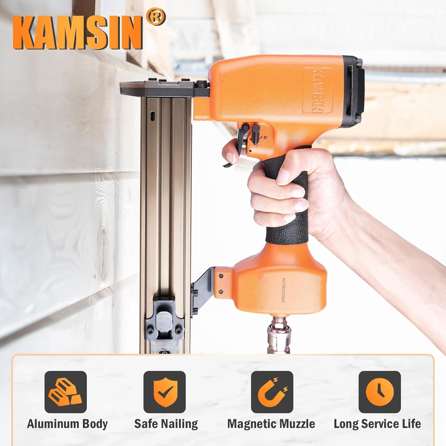 Bundle of ST38 T Nailer and 3/4" (18 mm) T Nails 800 PCS/Box