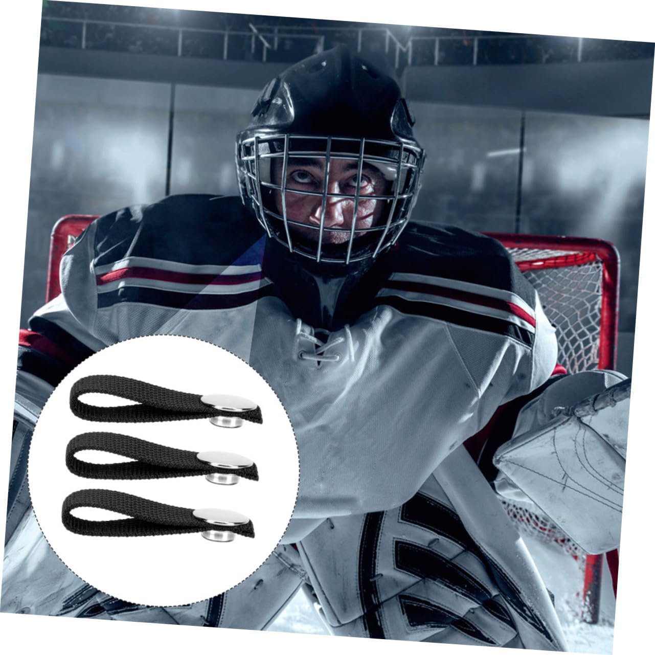 Detachable Chin Strap for Hockey Helmet 3pcs Replacement Chin Straps for Enhanced Safety Adjustable and Compatible Hockey Helmets