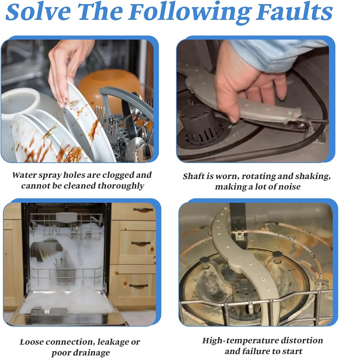 WD22X27724 Dishwasher Lower Spray Arm Replacement For Replaces WD22X10091 WD22X26621