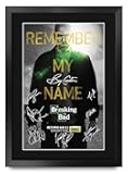 HWC Trading Breaking Bad TV Series Poster The Cast Signed 16