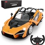 RASTAR Voiture RC, McLaren Senna 1:24 Voiture Télécommandée, Voiture McLaren pour Garçons - Blanc
