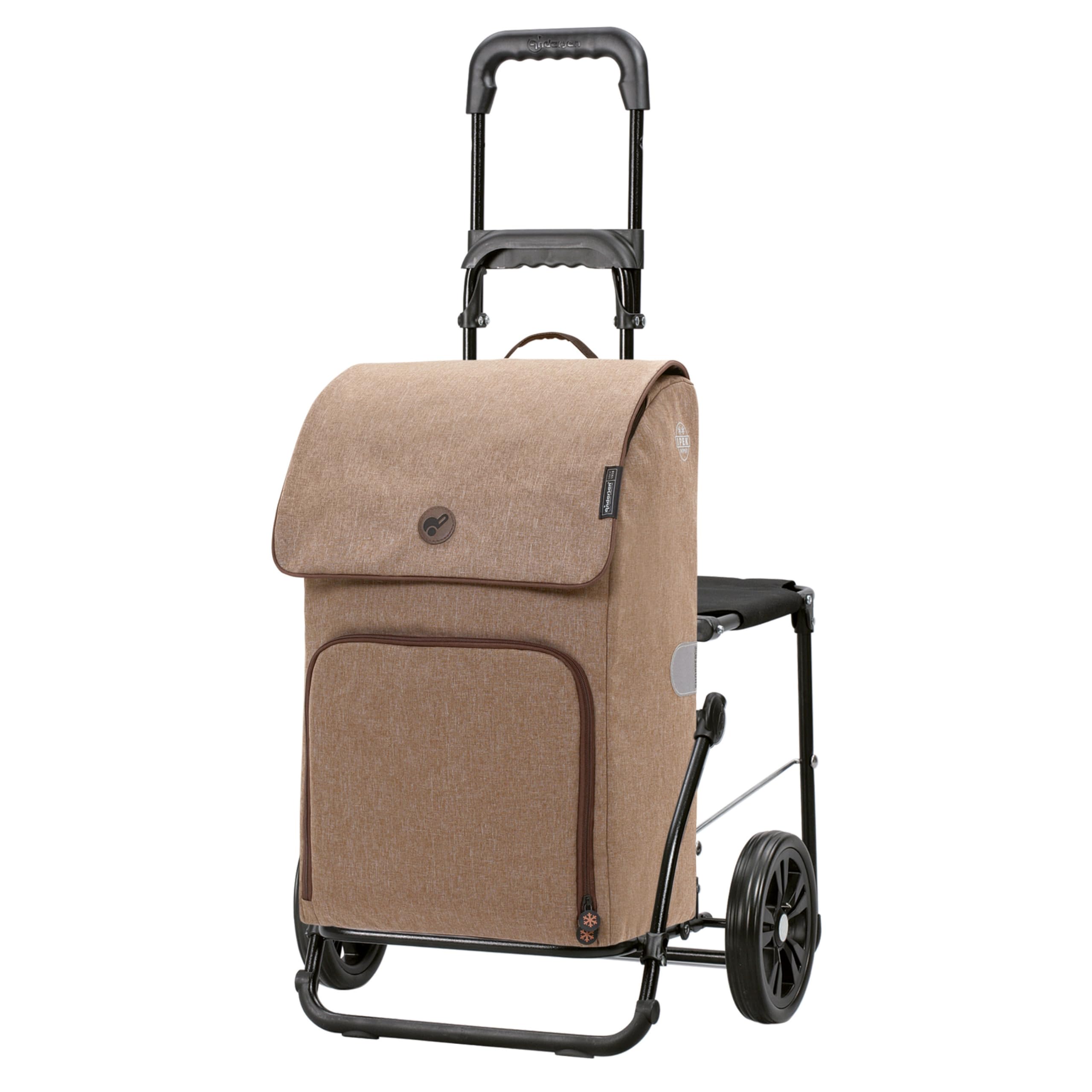 ANDERSEN Einkaufstrolley - Komfort Shopper Ipek Maxi Sand