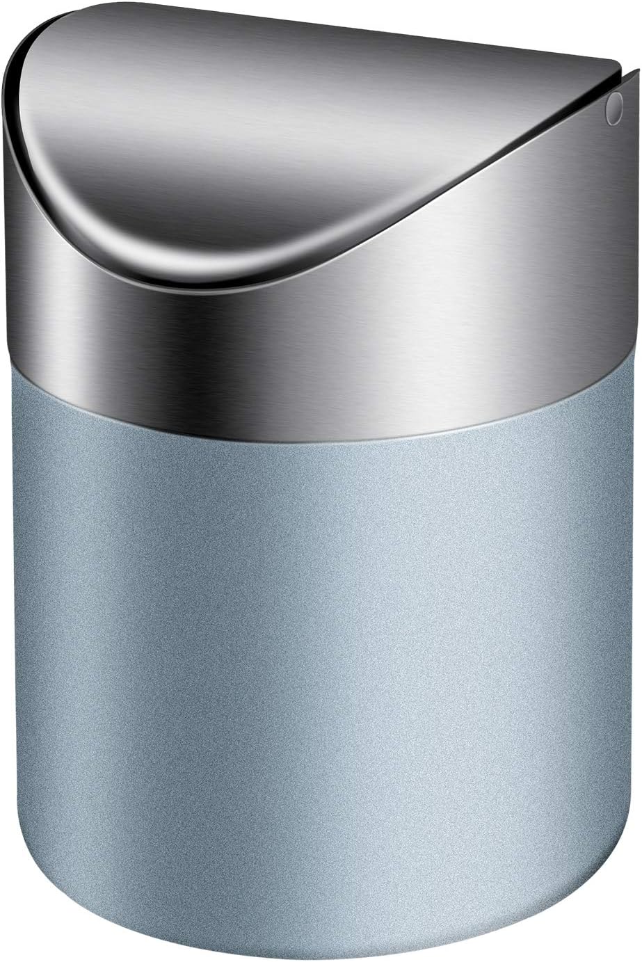 TWFRIC Mini Dustbin with Lid, Trash Can Small Desktop Bin Indoor Dustbins for Desk Office Bathroom Kitchen Waste Bins 1 L