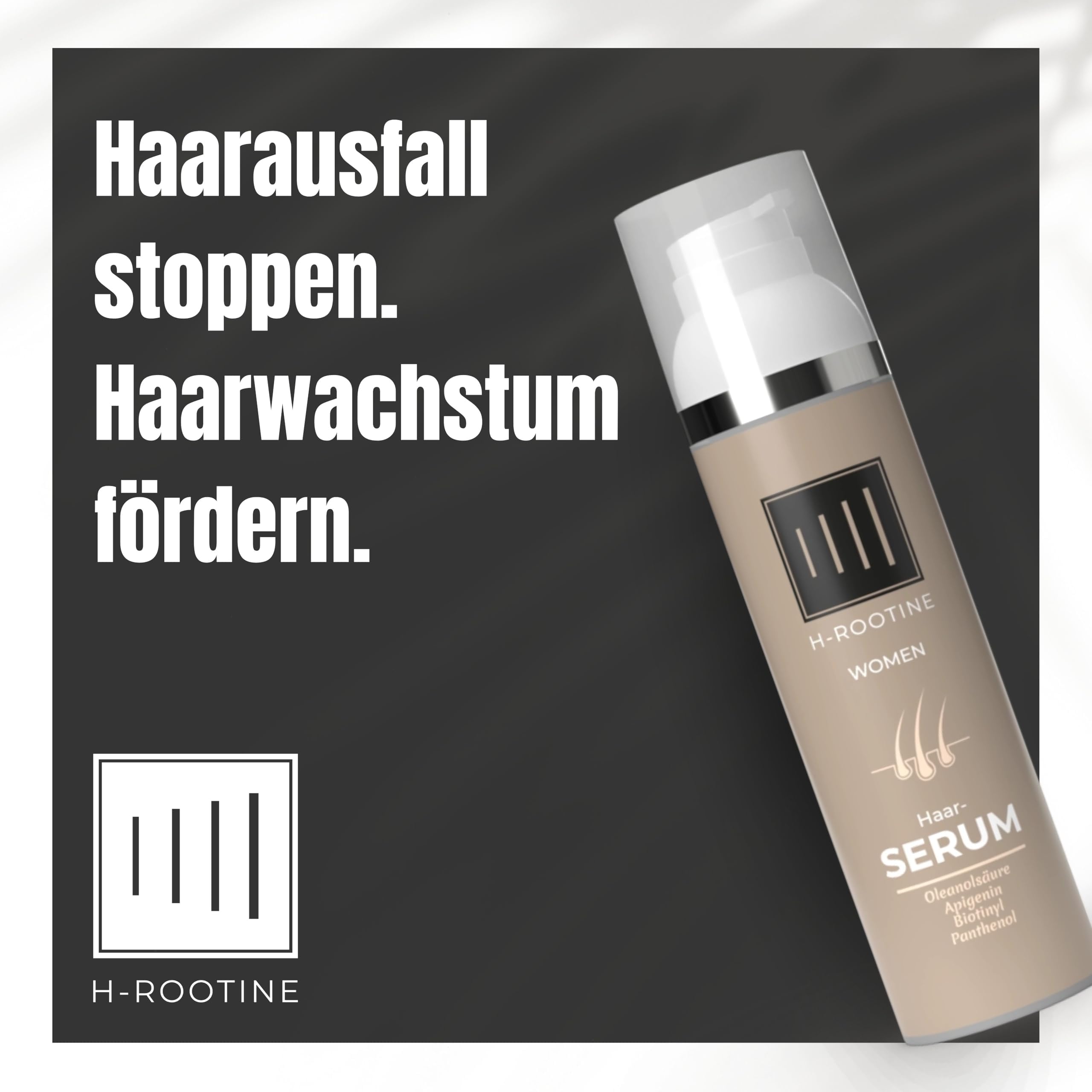Haarwachstum Serum Frauen (75ml) - Anti Hair Loss & Haarwuchsmittel für Damen - Haarserum für Wachstum & Haarwachstum beschleunigen - Veganes Hair Growth Serum