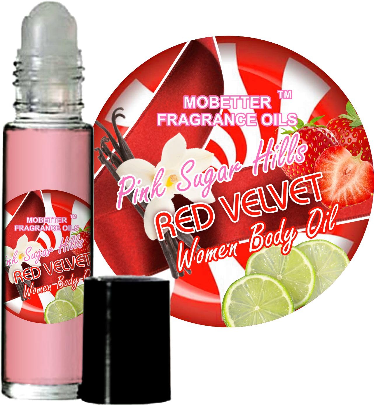MOBETTER FRAGRANCE OILS' Our Impression of Pink Sugar Red Velvet Perfume Body Oil