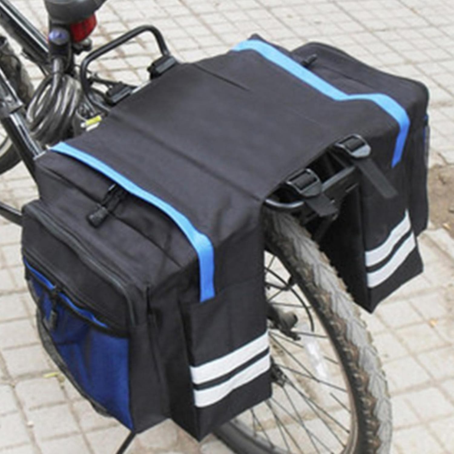 SDFLKAE Hebey Pannier Bag Waterproof Bike Rear Seat Trunk Bag Bicycle
