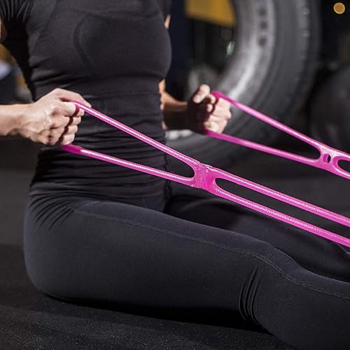 Miniatura 9 de 7 Ring Stretch Resistance Exercise Band, Miracle Miles Band, Yoga Stretching, Arm, Shoulders Foot, Leg Fitness Home Gym Physical Therapy Band