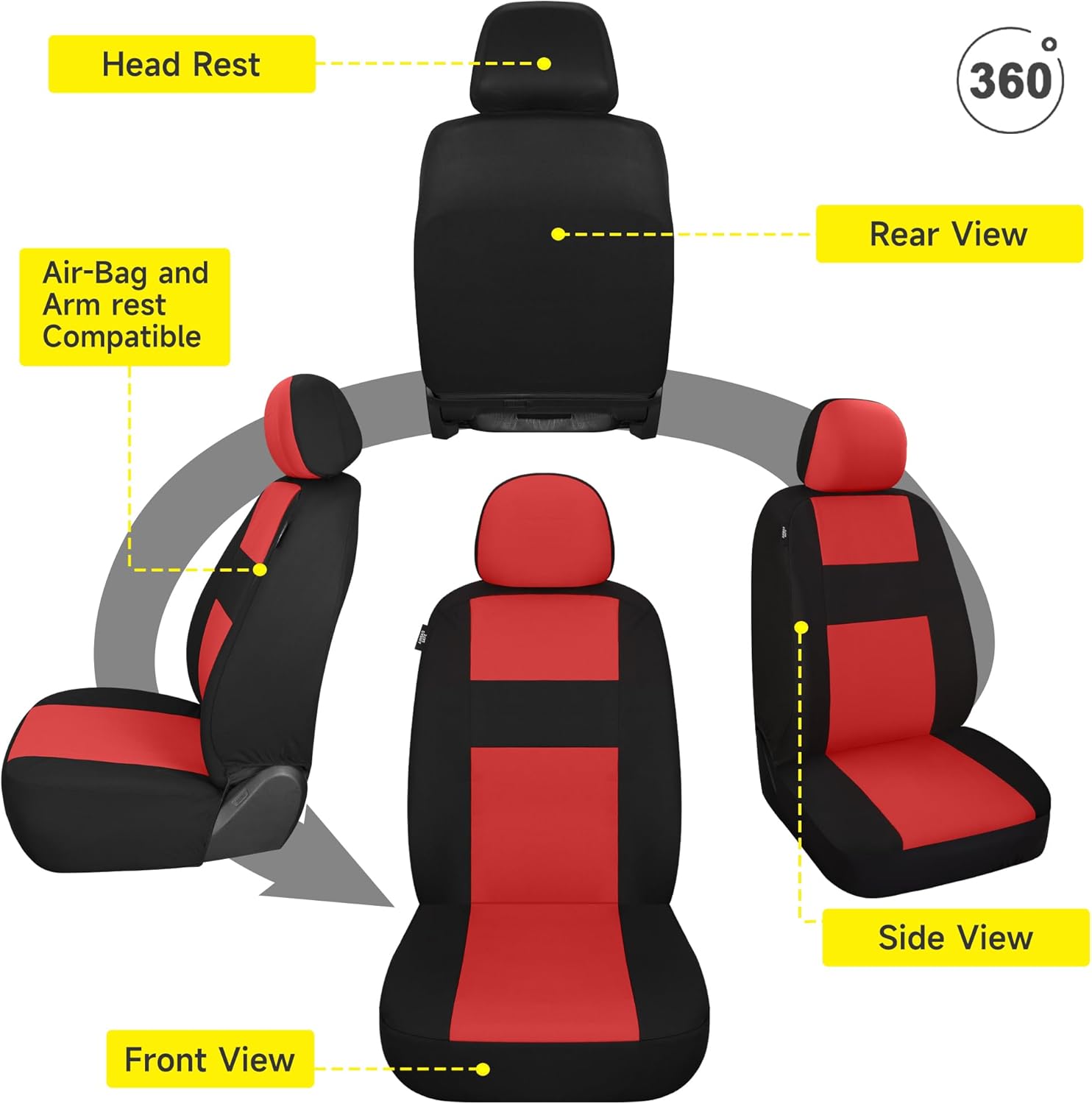 VarCozy Car Seat Covers Full Set