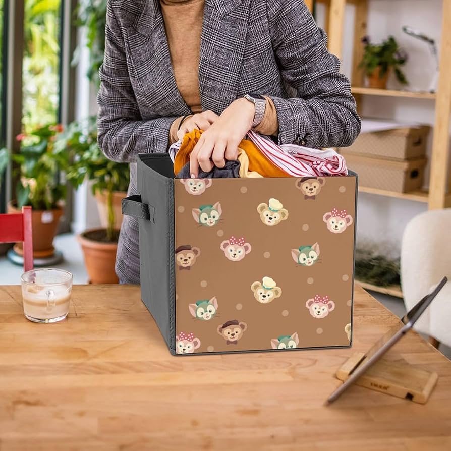 Amazon｜ダッフィー 収納ボックス 収納ケース 整理用バスケット