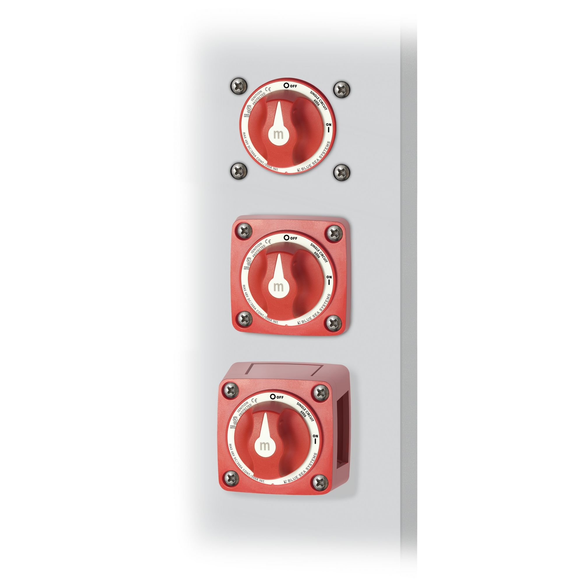 Staccabatteria serie mini 300A avec bouton - BLUE SEA