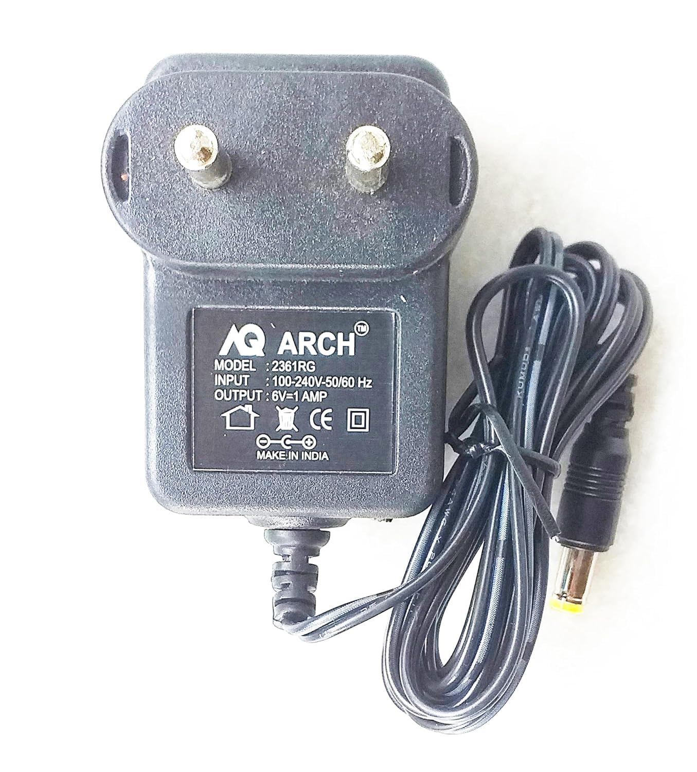 6V 1A Power Adapter Charger | AC to DC Adapter with 2 Pin Plug | Compatible for LED Lights, Router, CCTV Camera & Electronic Devices | Black-image-27