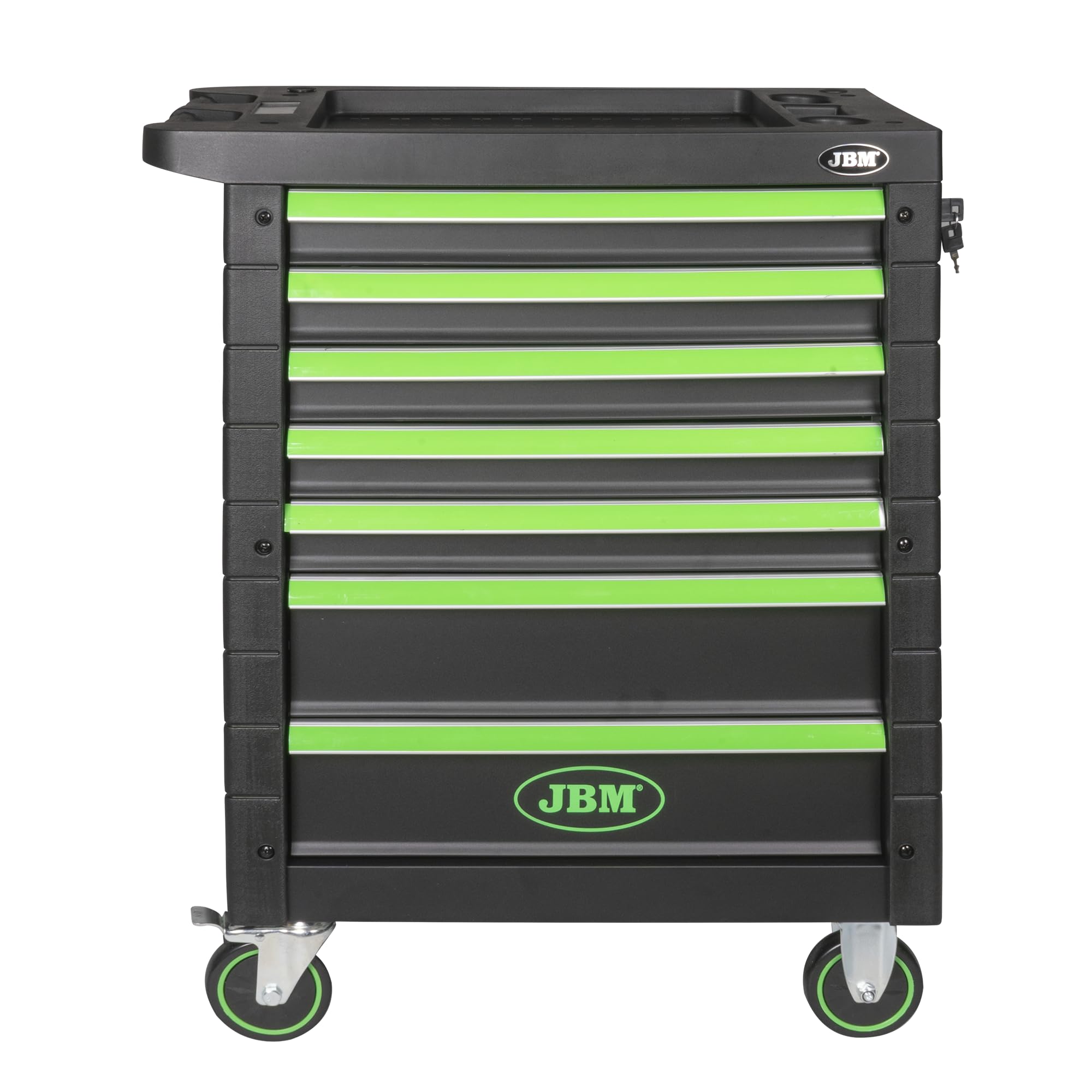 JBM Carrello A 7 CASSETTI CONSENZA Utensili - Verde