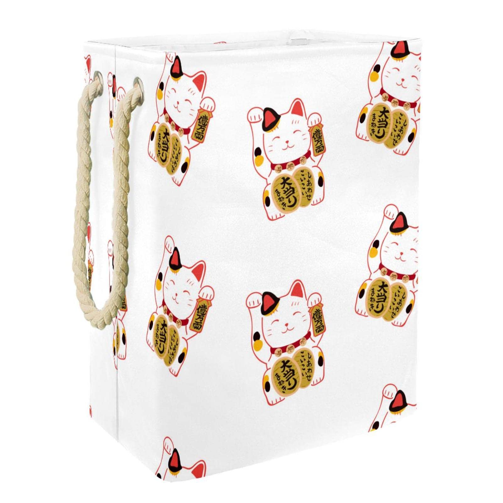 Panier à linge chat japonais pour organiser la chambre et la salle de bain
