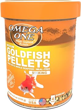 Omega One Goldfish Medium Pellets 4.2oz
