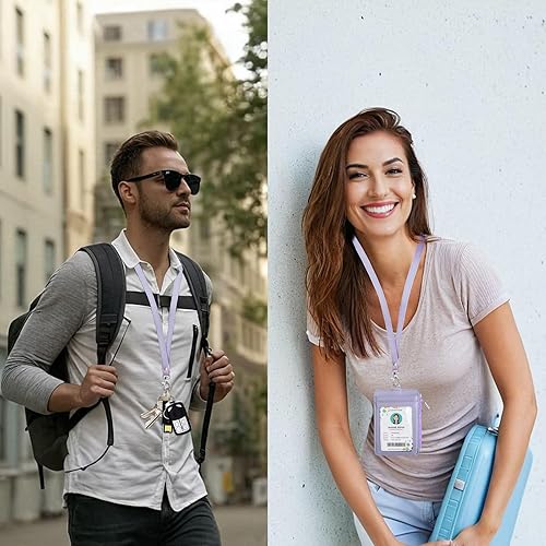 Miniatura 8 de bolimoss Cordón para cartera, cartera con cordón, cordones para insignias de identificación, cordones para insignias de identificación para mujeres,