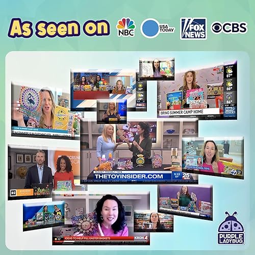 Miniatura 7 de PURPLE LADYBUG Diseña tu propio joyero para niños, kit de manualidades  Joyero de bricolaje para niñas de 8 a 12 años, y divertidas artes y