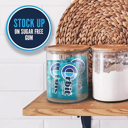 Vista 42 de ORBIT Goma de mascar sin azúcar de menta dulce, 3 paquetes de 14 piezas (42 piezas en total)