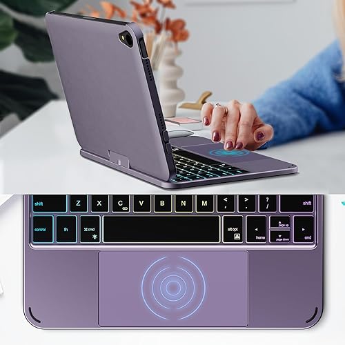 Miniatura 23 de Funda giratoria con teclado para Apple iPad mini 7ª generación 2024 (A17 Pro)/iPad mini 6ª generación (8.3 pulgadas) 2021; teclado compacto