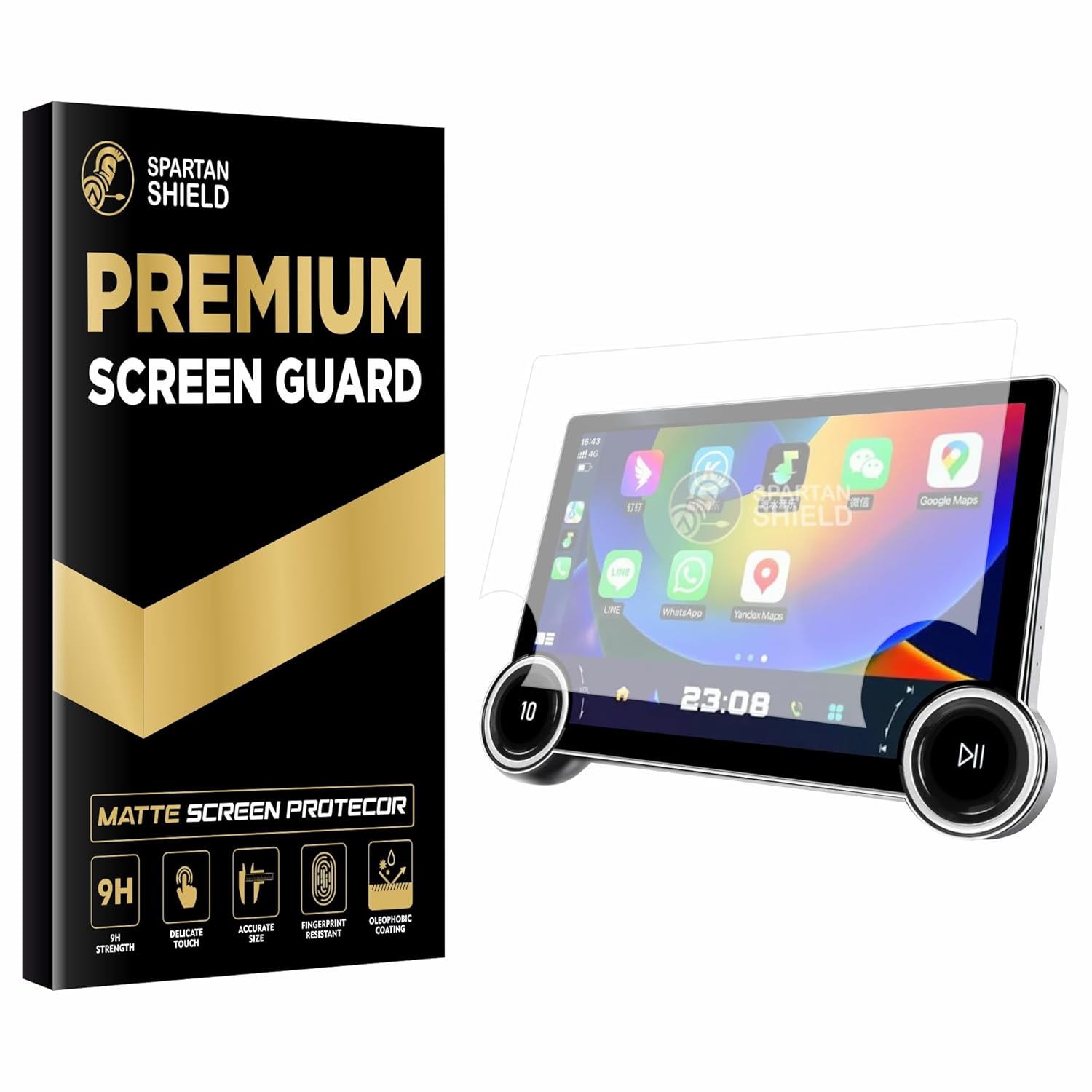 Matte Screen Guard For Diamond 2K 11.8In Android Car Stereo Navigation System|| Infotainment Display Protector|Aftermarket Touchscreen Music Audio Player Accessory[Not Tempered Glass]