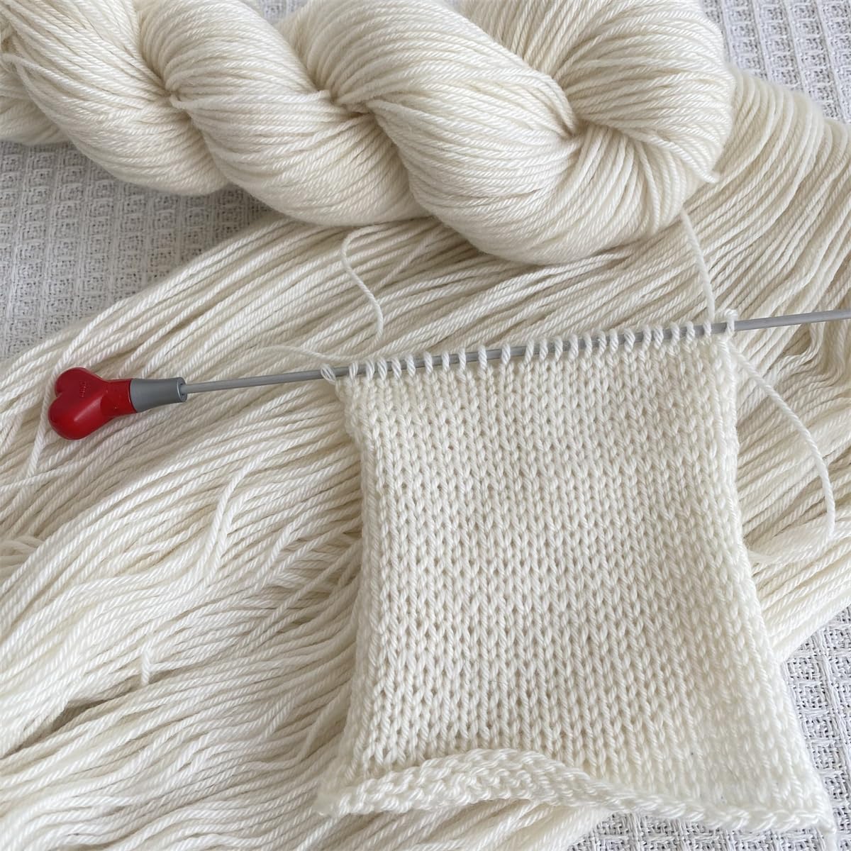 Lotus Yarns Undyed 100% Cashmere Hand Knitting Yarn Soft & Comfort Corcher Yarn for Sweater Garment Coat (NAT White)