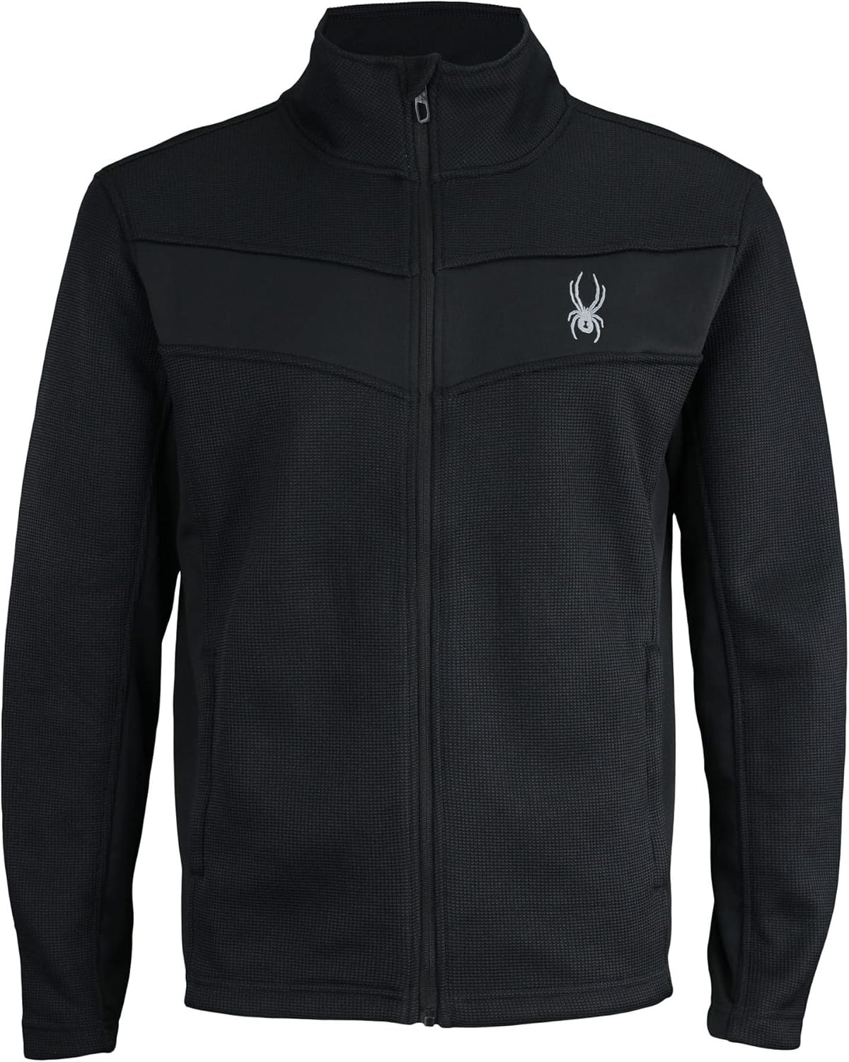 Spyder Men's Constant Full Zip Sweater, Black Small