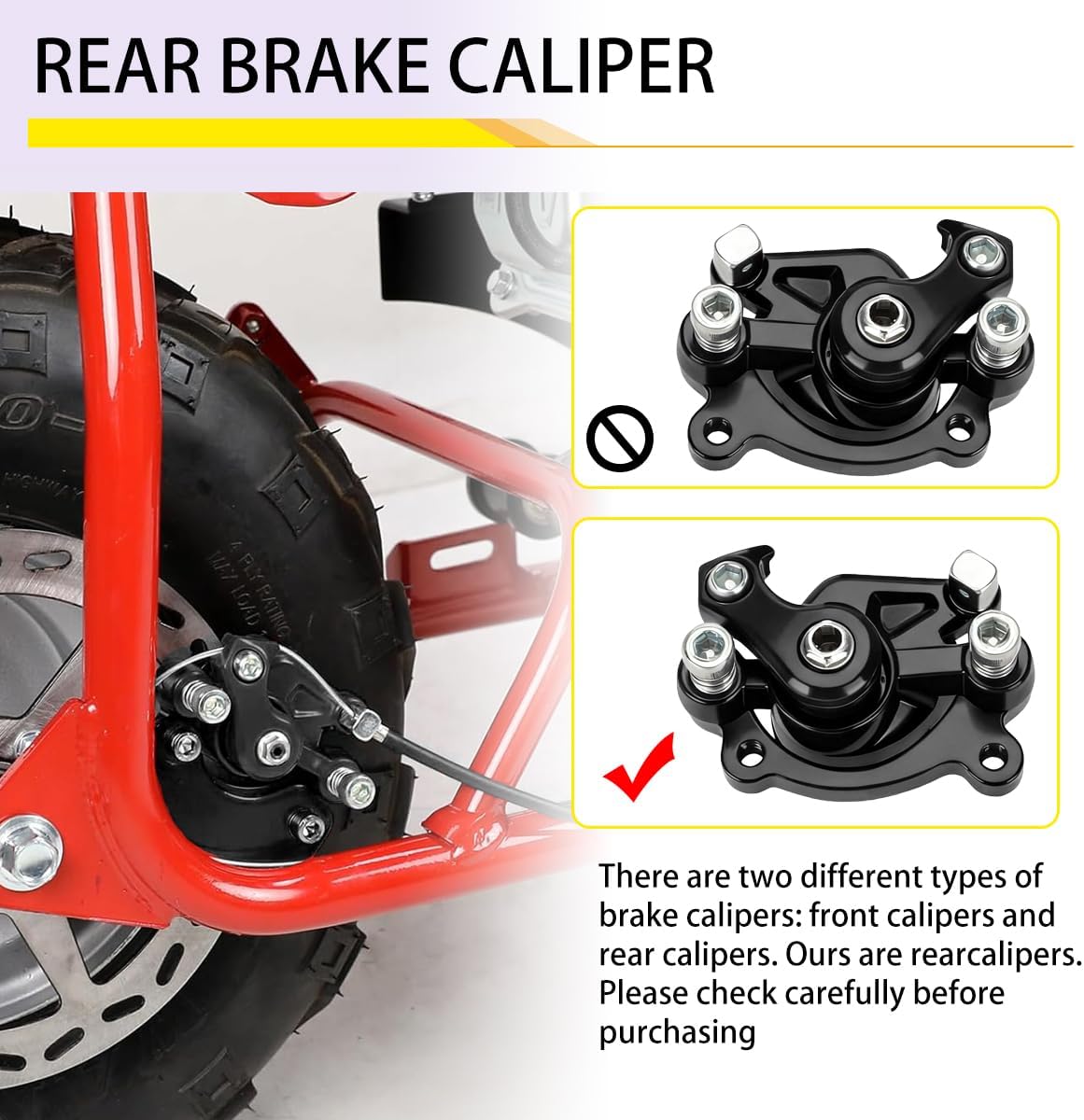 Mini Bike Brake Lever Kit Replacement, Motorcycle Brake Clutch Lever with Rear Stop Caliper, Off-Road Motorbike Repair Accrssories, Compatible with CT100U CC100X MBX10 (Black)