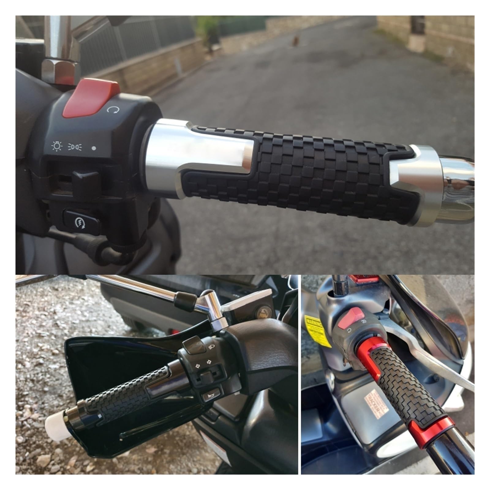 Amazon.co.jp: オートバイバイクグリップ に適合する カワサキ ZX-14R