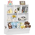 GarveeHome Kids Toy Storage Organizer, Children Bookcase with Storage Cubbies, Toddler Toy Shelf for Playroom, Living Room, Nursery