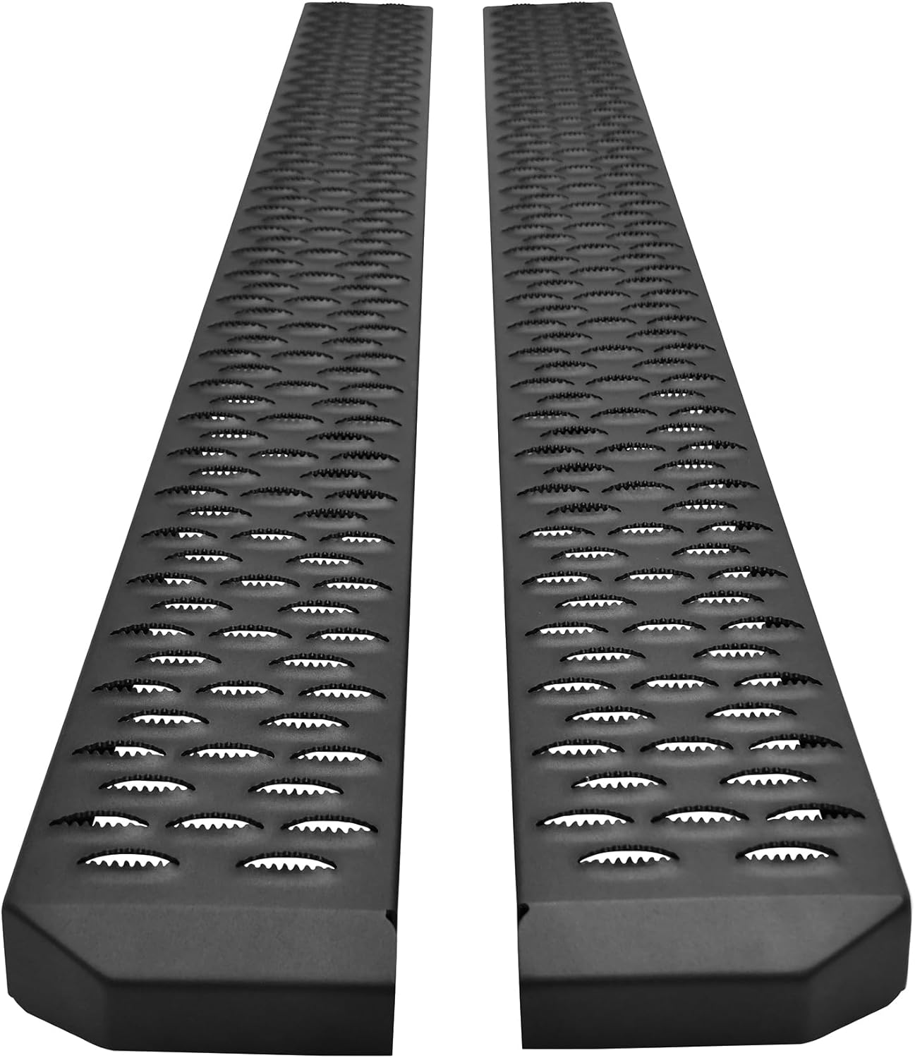 Westin 27-74715 Grate Steps Running Boards 68 in. Textured Black Pair (Required Mounting Kit Sold Separately)