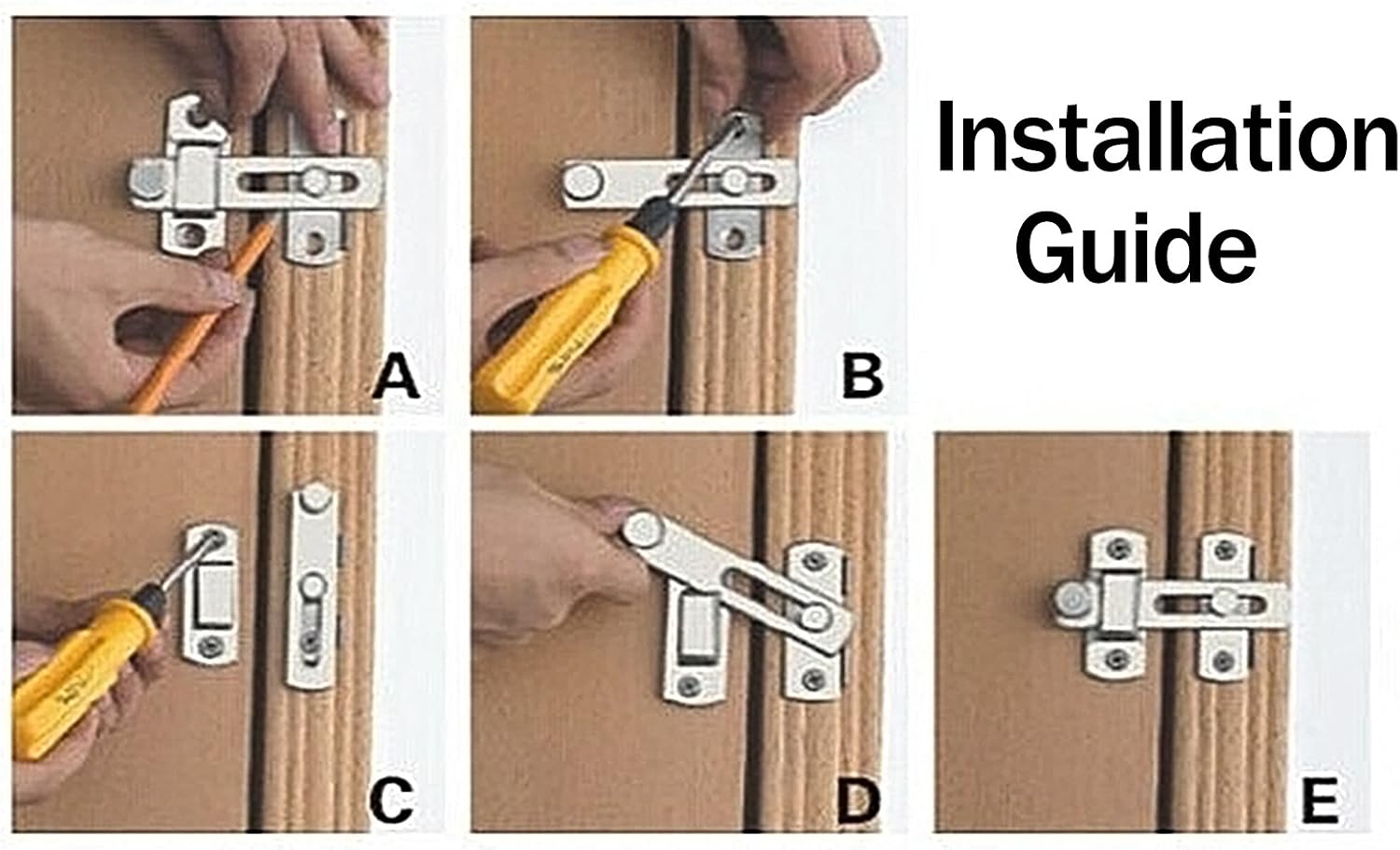 2pcs 304 Stainless Steel Flip Latch Gate Latches Door Latch Barrel Bolt with Screws for Doors Buckle Bolt Sliding Lock Hardware (Sliver)