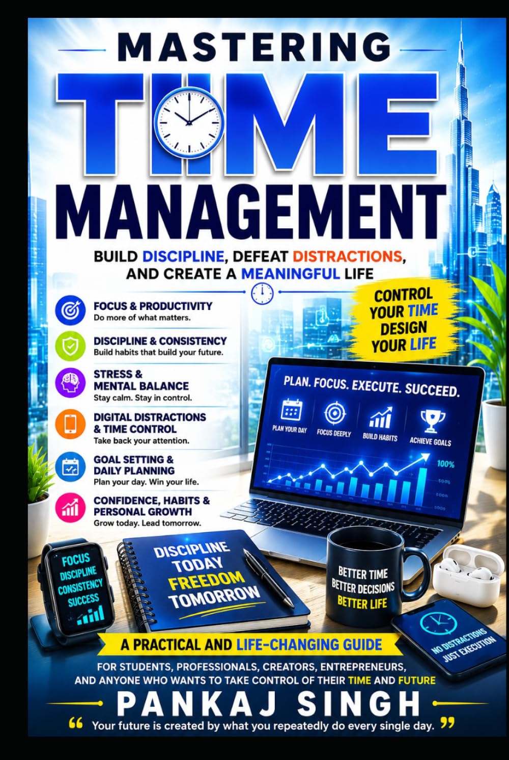 Mastering Time Management: Build Discipline , Defeat Distractions and Create a meaningful life