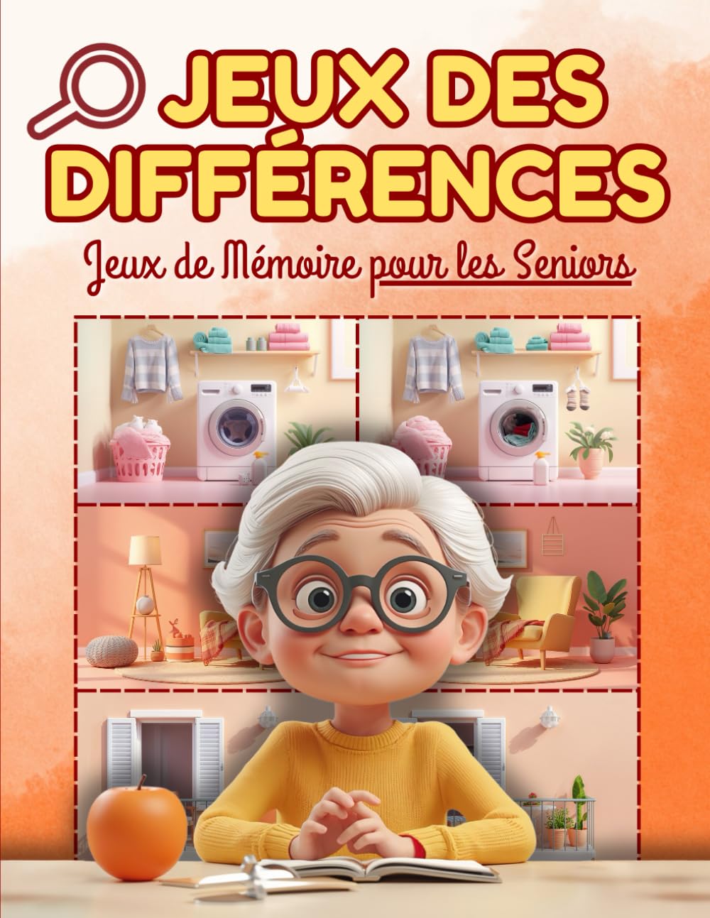 Jeux des Différences – Jeux de Mémoire pour Seniors et Adultes: Puzzles Illustrés en Grand Format avec des Différences Faciles à Repérer pour ... et l’Entraînement Cognitif pour la Détente