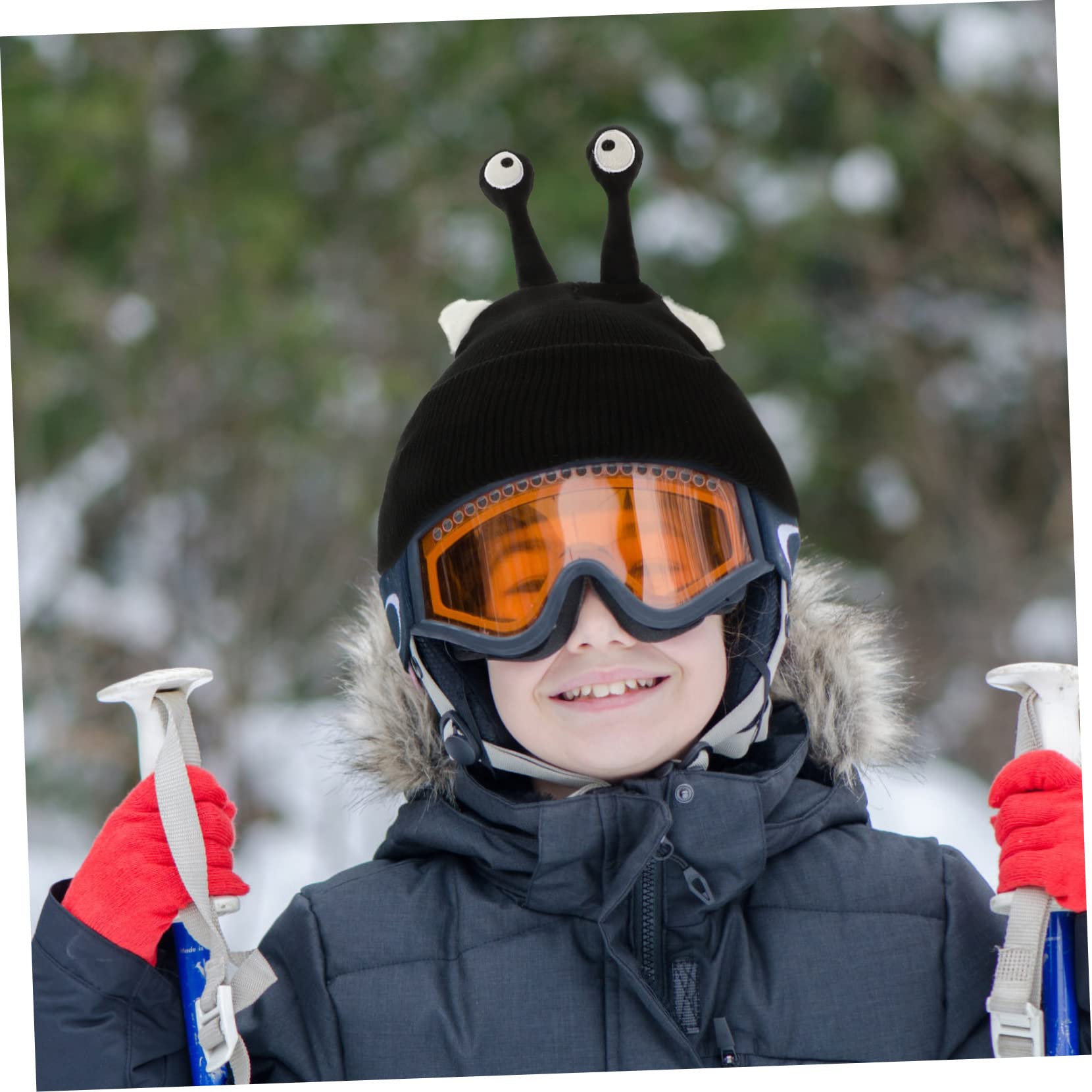 BESPORTBLE 2 Pièces Housse de Casque de Ski Fournitures de Sports de Neige Fournitures de Ski en Plein Casque Snowboard Casque Ski Couvre-Casque élastique Housse de Casque Lavable Fil
